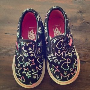 Gently worn toddler Vans slip on size 6.5